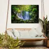 Waterval in het Regenwoud tuinposter los doek groot -sfeer7