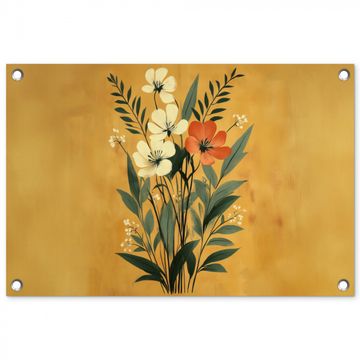 Bladeren - Boeket - Bloemen - Geel