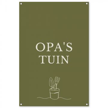 Tuinposter - Opa's Tuin