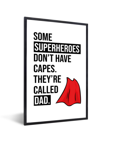 Vaderdag - Superheroes Fotolijst