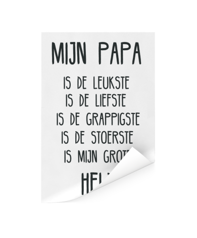 Vaderdag - Mijn papa Poster
