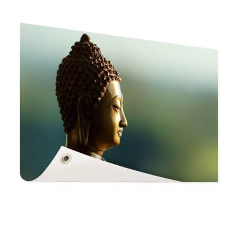 Boeddha beeld fotoprint Canvas