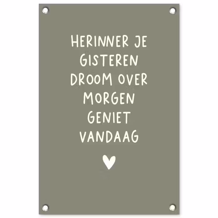 Tuinposter - droom-groen