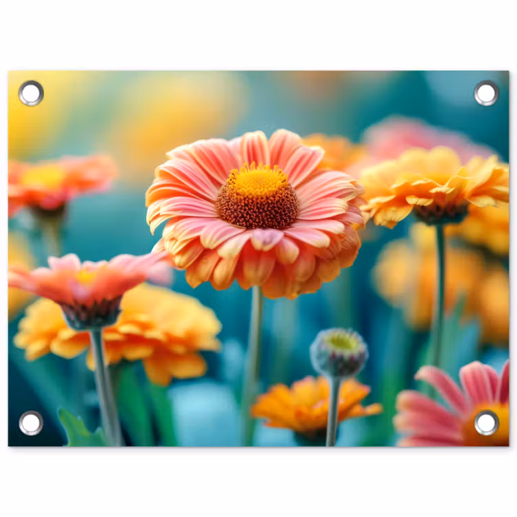 Tuinposter - Bloemen in zomerse pracht — 1