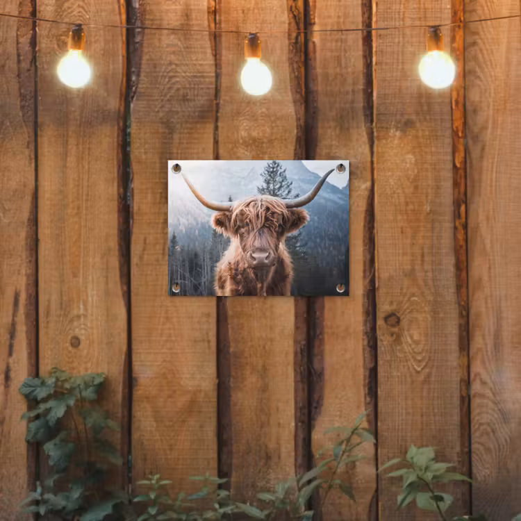 Tuinposter - Hooglander van Dichtbij — 3
