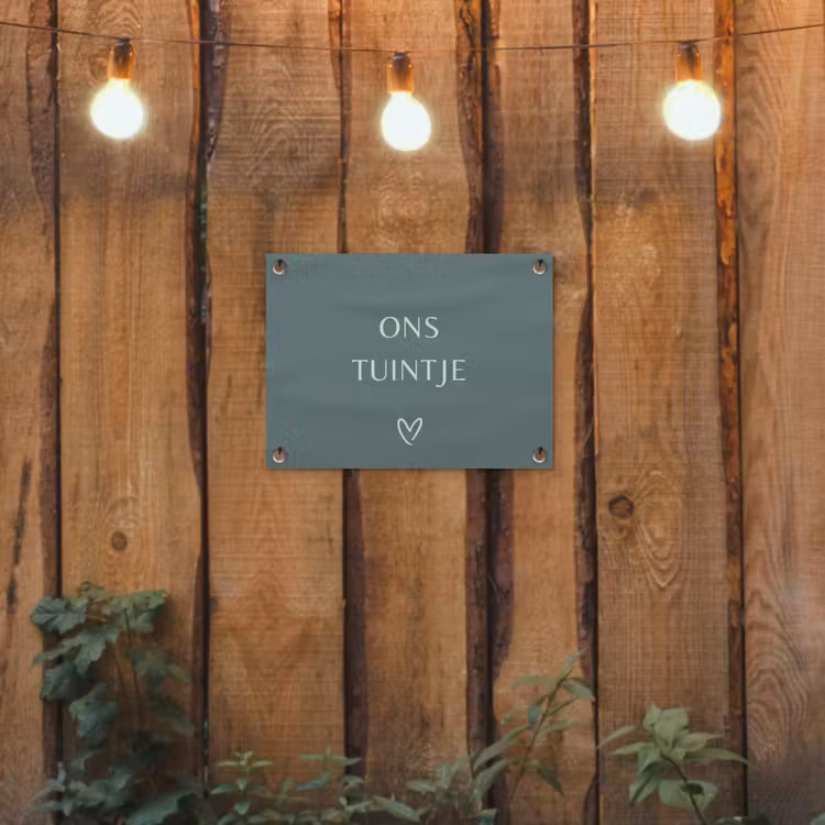 Tuinposter - Ons tuintje — 3