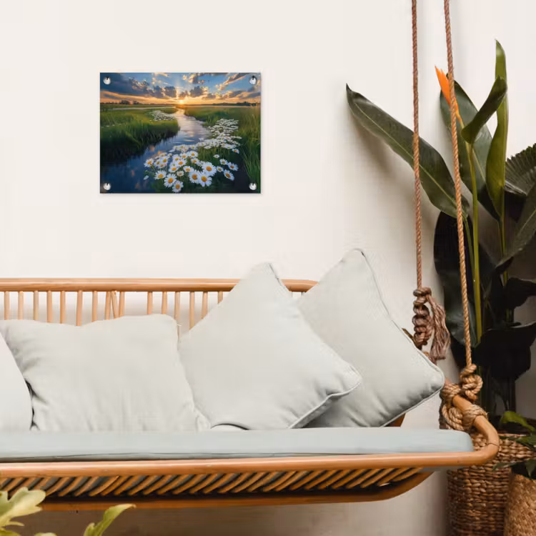 Tuinposter - Beekje - Landschap - Margriet — 4