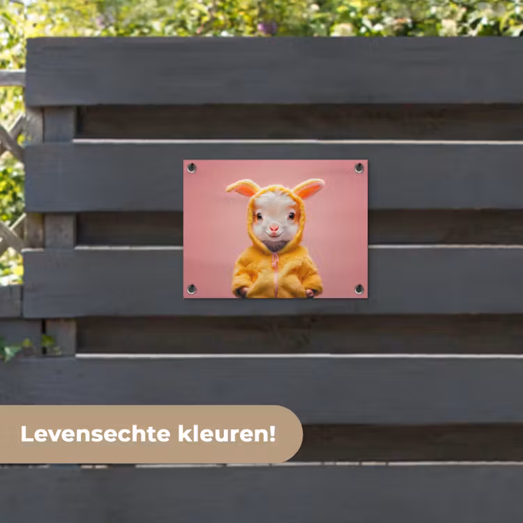 Tuinposter - Kostuum - Geitje - Paashaas — 6