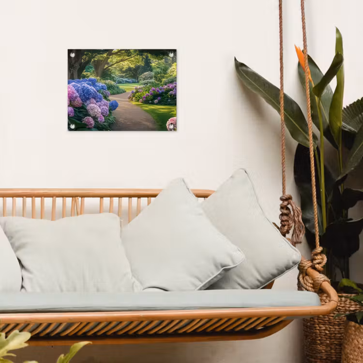 Tuinposter - Hortensia- Park - Pad — 4