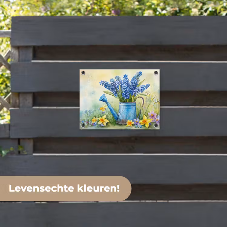 Tuinposter - Gieter - Lavendel - Bloesems — 6