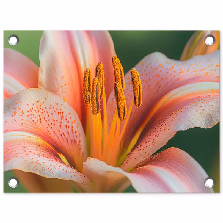 Tuinposter - Lelie - Close up - Lichtroze — 1