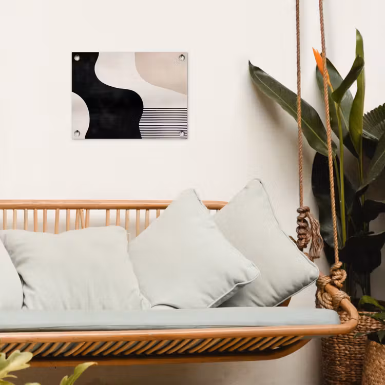 Tuinposter - Abstract - Japandi - Beige - Modern — 4
