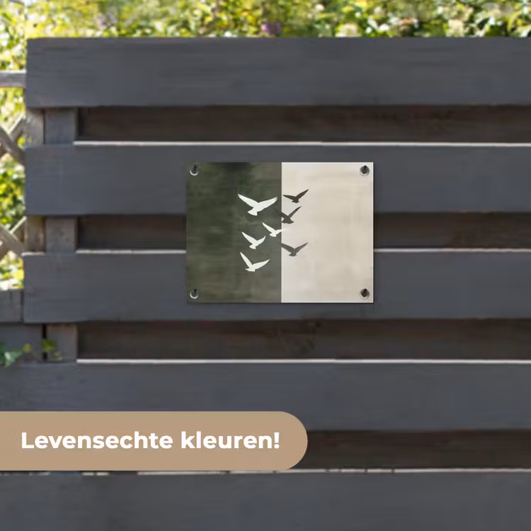 Tuinposter - Japandi - Vogel - Groen — 6