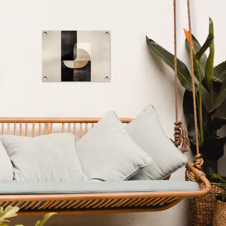 Tuinposter - Modern - Vierkant - Vormen — 4