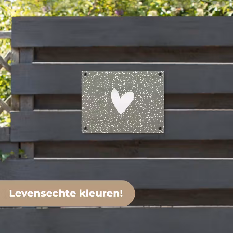 Tuinposter - Hart - Design - Liefde — 6