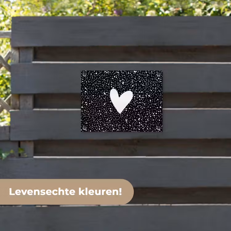 Tuinposter - Design - Liefde - Hartje — 6