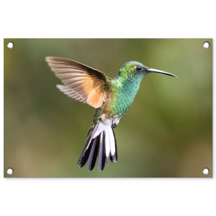 Tuinposter - Kolibrie - Vogels - Veren — 1