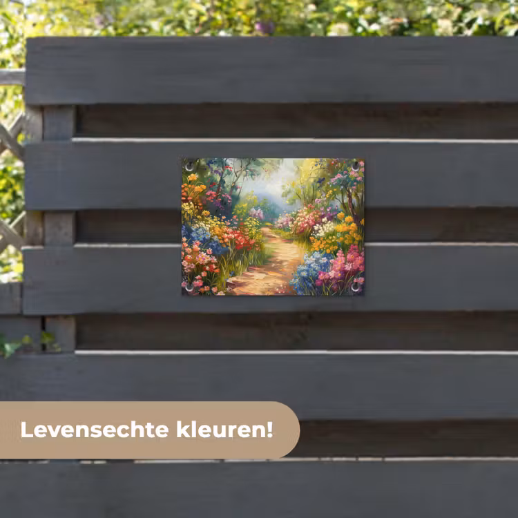 Tuinposter - Natuur - Landschap - Bloemen - Kleurrijk — 6