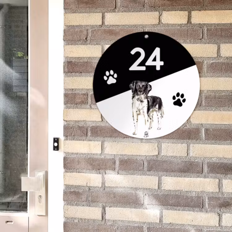 Naambord honden — 4