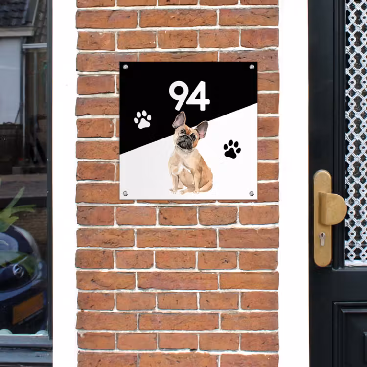 Naambord honden — 5