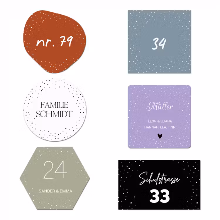 Naambord stippen — 4