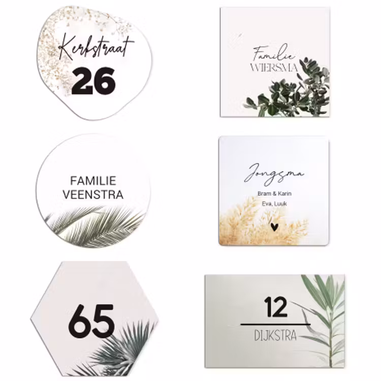 Naambord natuur — 2