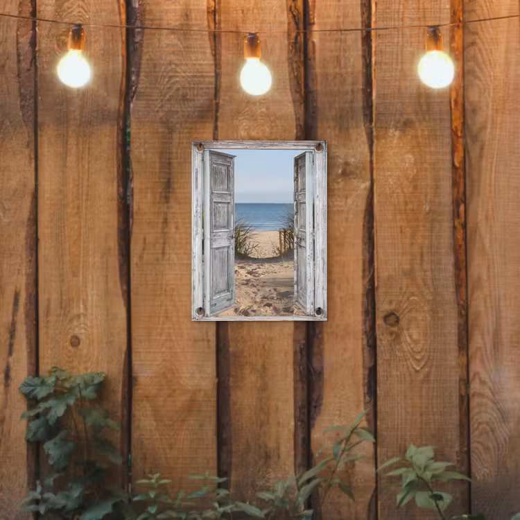 Tuinposter - Deur naar de zee — 3