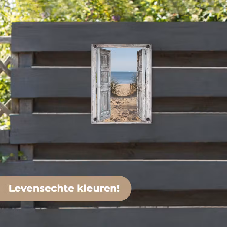 Tuinposter - Deur naar de zee — 6