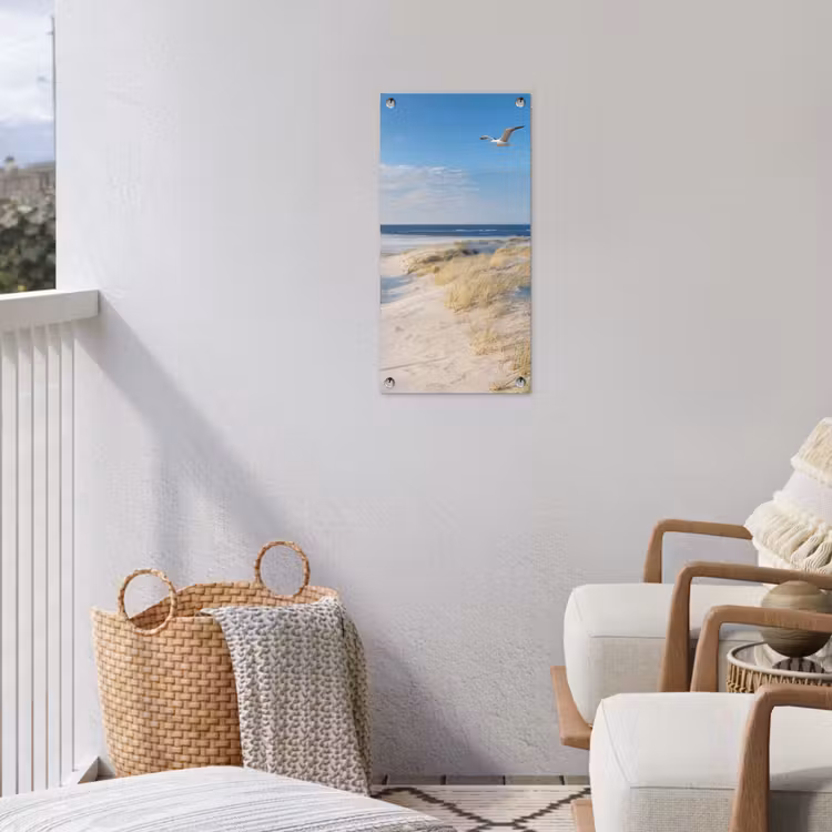 Tuinposter - Mooie Strandvlucht — 5