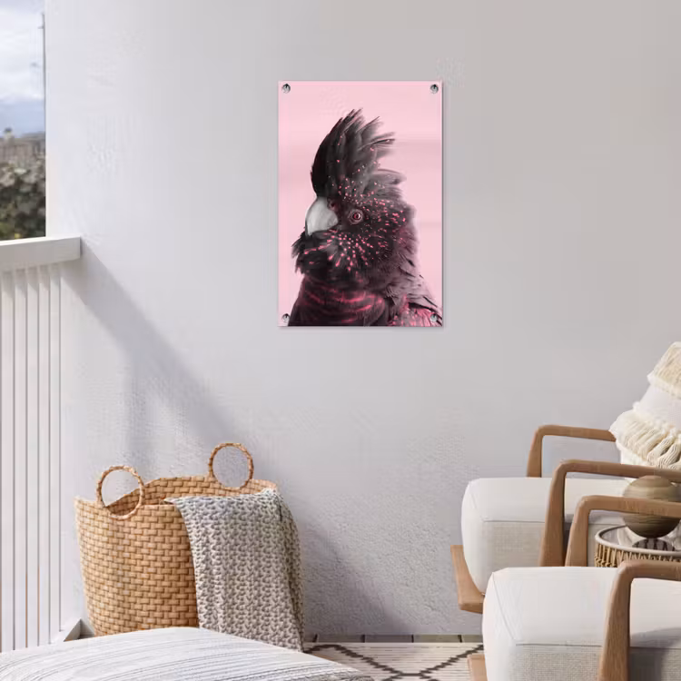 Tuinposter - Kaketoe - Vogel - Roze — 5