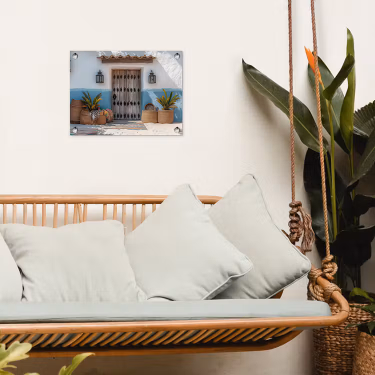 Tuinposter - Deur - Manden - Planten — 4