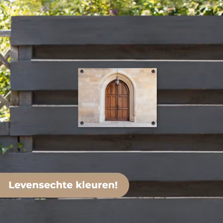 Tuinposter - Houten - Deur - Lantaarn — 6