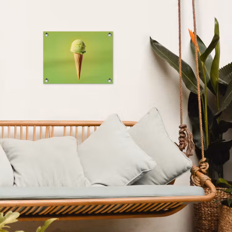 Tuinposter - Hoorntje - Schepijs - Groen — 4