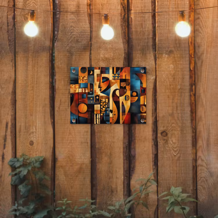 Tuinposter - Figuren - Abstract - Symbolen — 3