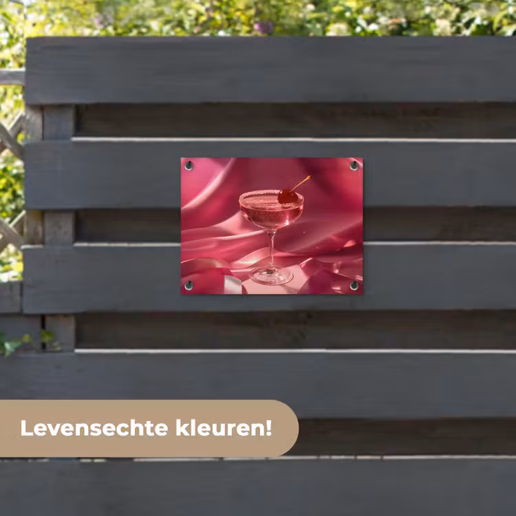 Tuinposter - Cocktail - Pink - Luxe — 6