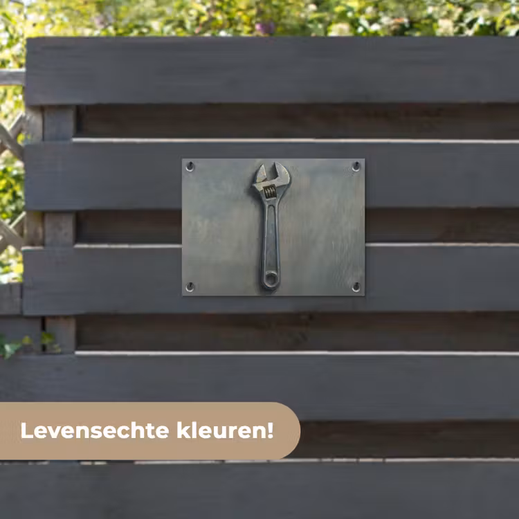 Tuinposter - Moersleutel - Gereedschap - Verf — 6