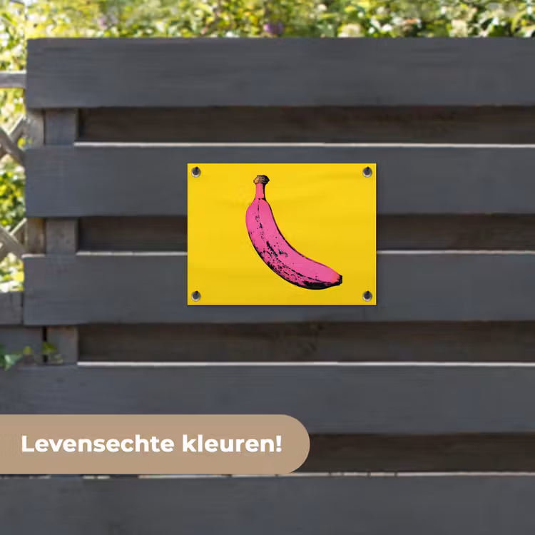 Tuinposter - Banaan - Grafisch - Geel — 6