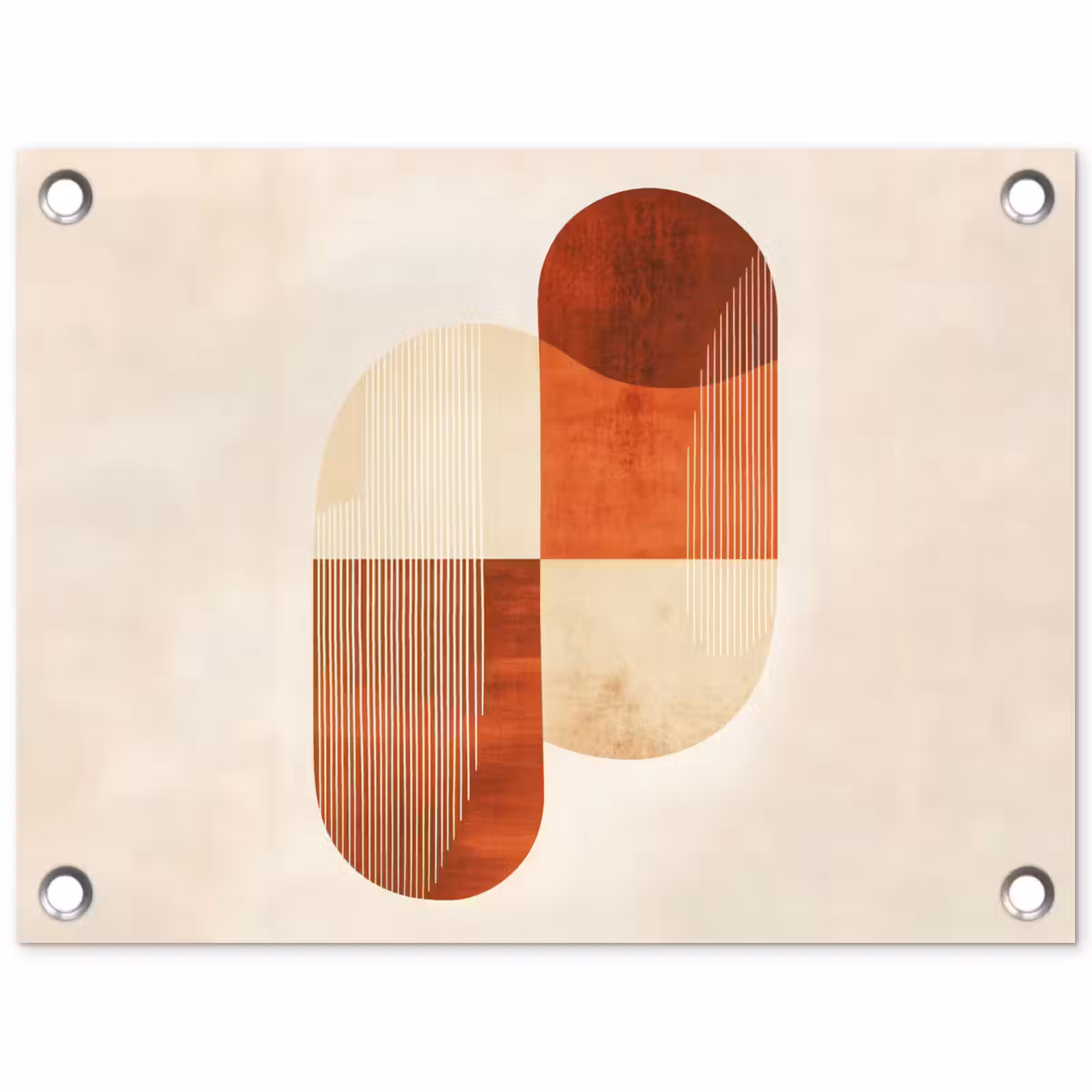 Tuinposter - Bogen - Beige - Vormen — 1