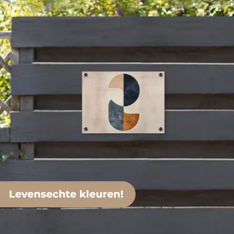 Tuinposter - Cirkels - Abstract - Kleurrijk — 6