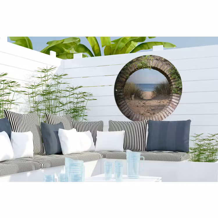 Tuinposter - Doorkijk - Strand - Duin - Zomer — 3