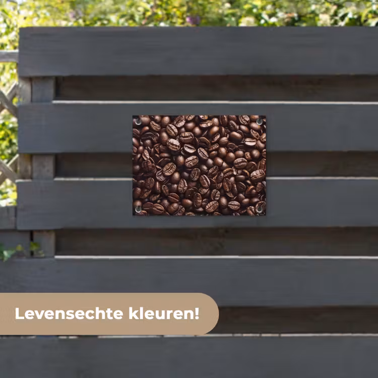 Tuinposter - Bonen - Close-up - Donkerbruin — 6
