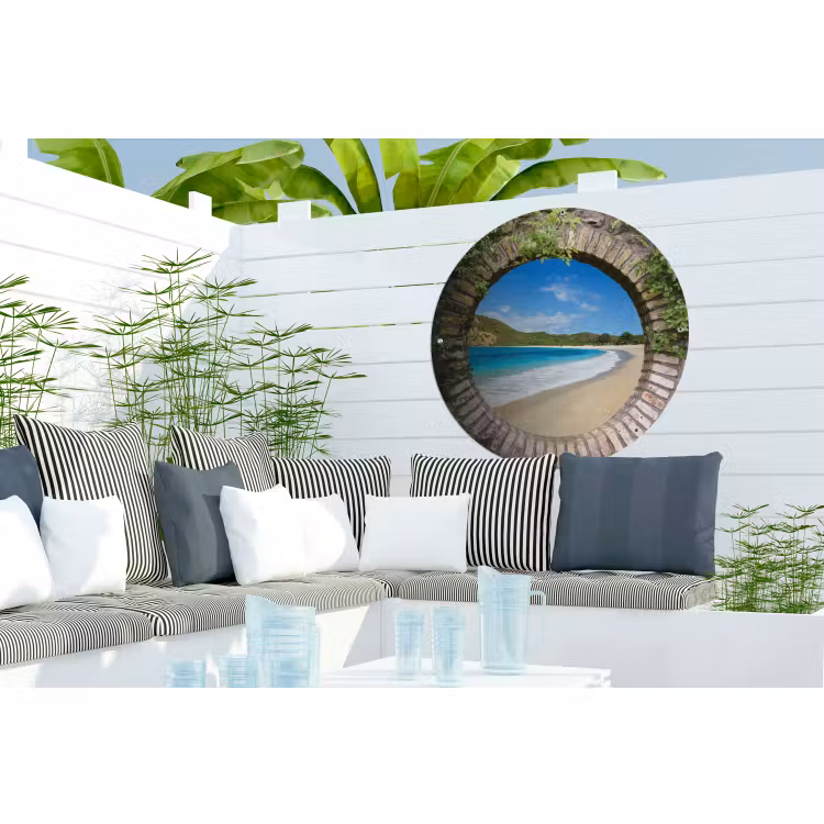 Tuinposter - Strand - Zee - Doorkijk — 3