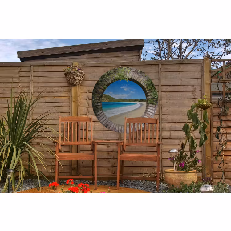 Tuinposter - Strand - Zee - Doorkijk — 4