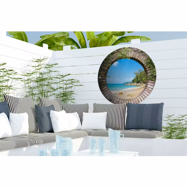Tuinposter - Strand - Zee - Doorkijk - Zomer — 3