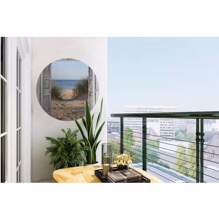 Tuinposter - Duin - Strand - Doorkijk - Zomer — 2