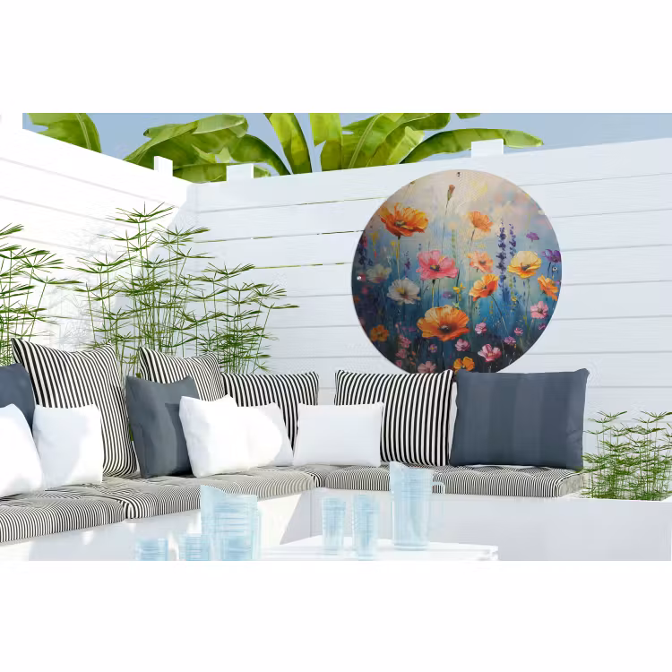 Tuinposter - Bloemen - Natuur - Waterverf - Kunst — 3