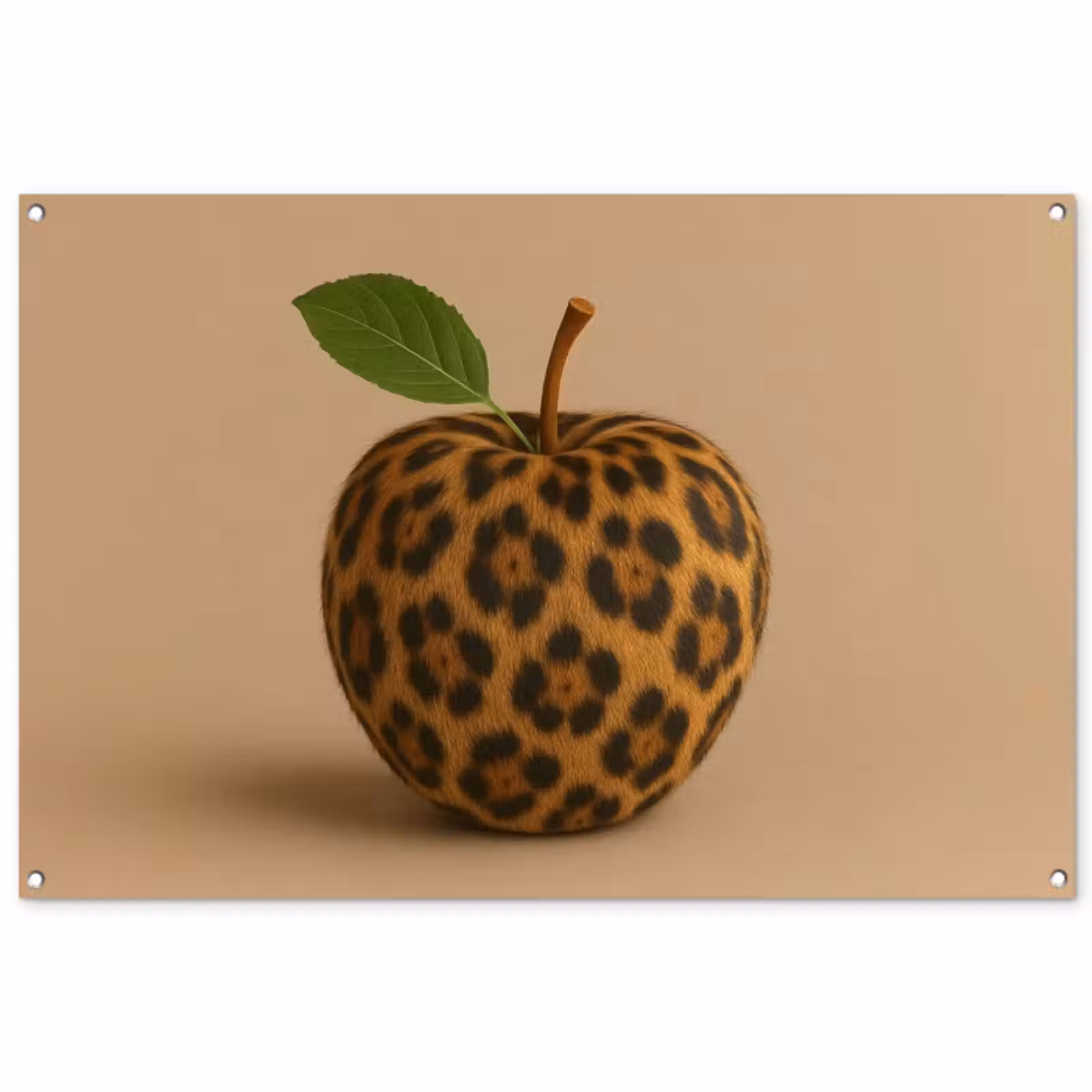 Tuinposter - Appel - Panter - Blaadje - Groen — 1