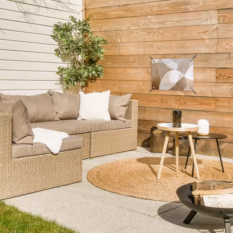 Tuinposter - Ovale vormen - Transparant - Zachte overgang — 3