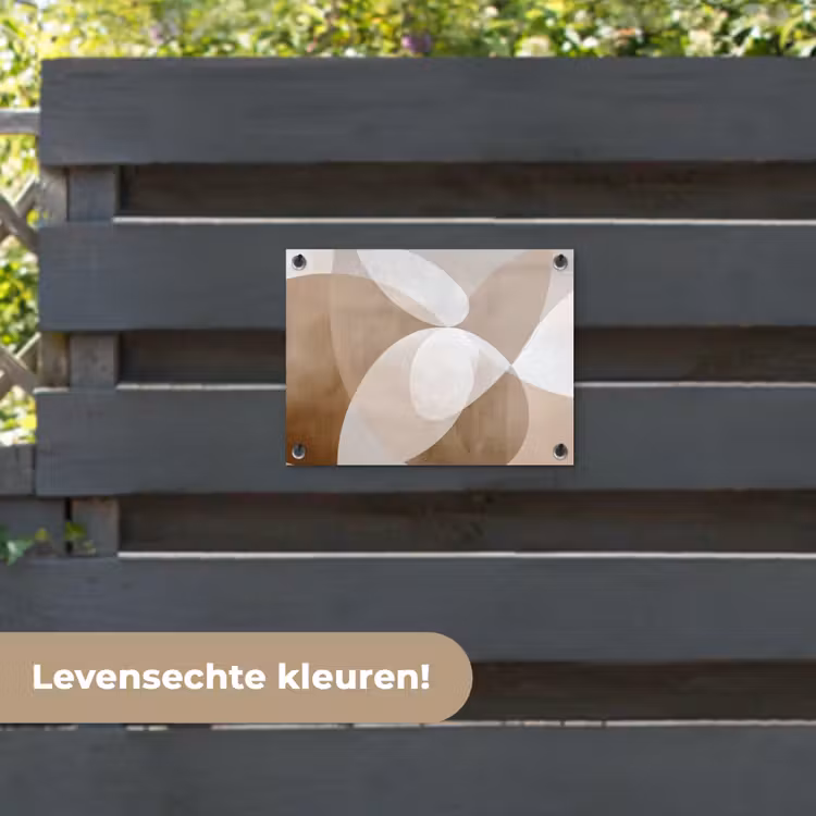 Tuinposter - Ovale vormen - Transparant - Zachte overgang — 6