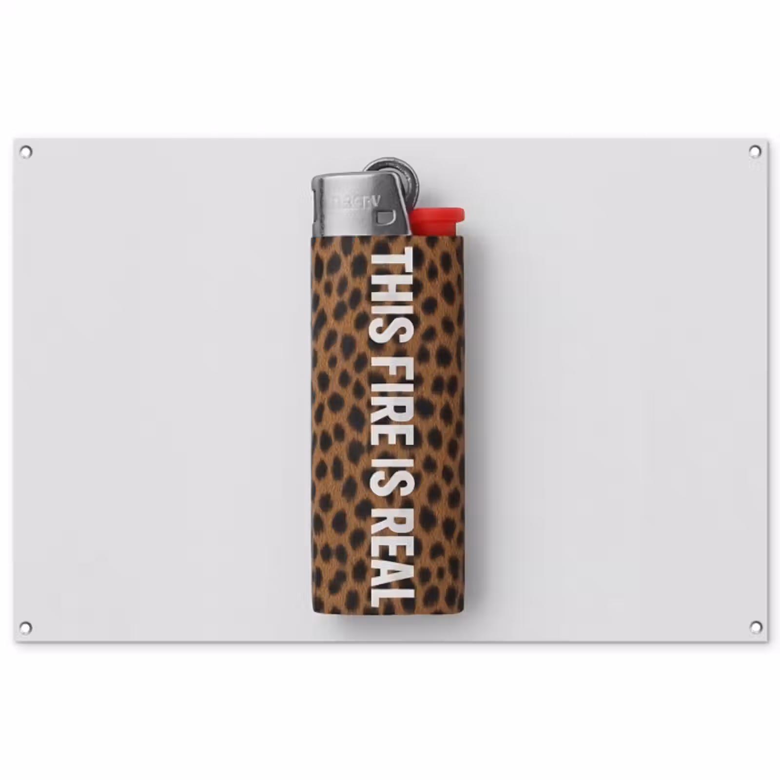 Tuinposter - Aansteker - Quote - Panterprint — 1